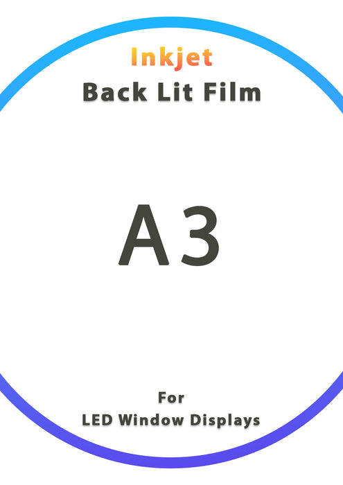 RTL50E (A3) <br> Economic Back Lit Film for Inkjet Printers