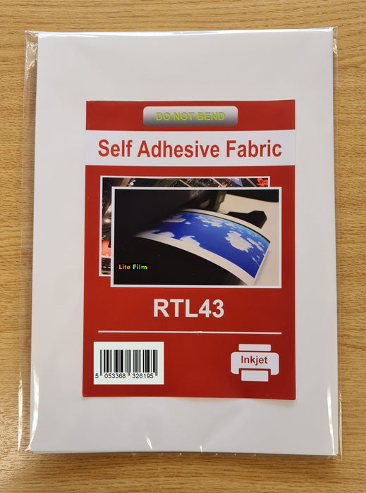 RTL43 (A4) <br> Removable Self adhesive Fabric A4