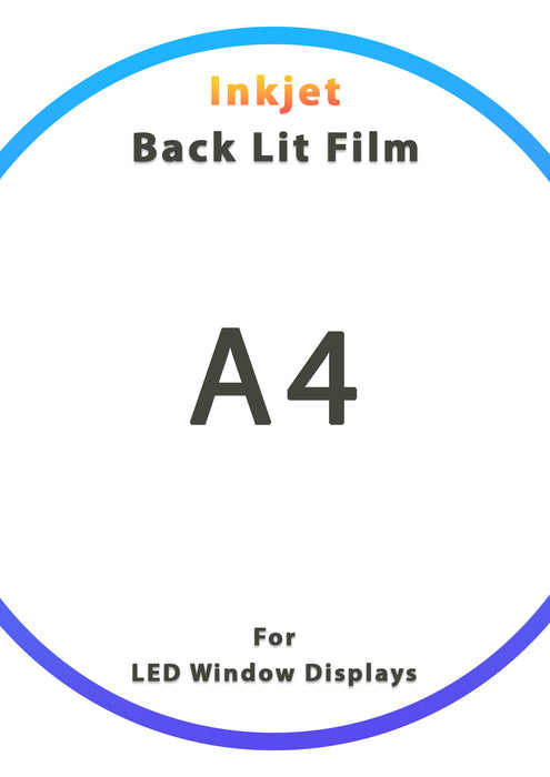 RTL50E (A4) <br> Economic Back Lit Film for Inkjet Printers