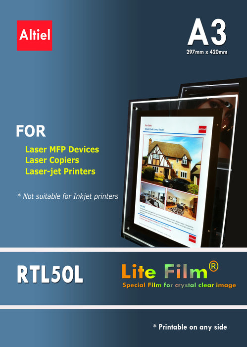 RTL50L (A3) <br> Lite Film® for Laser Copiers