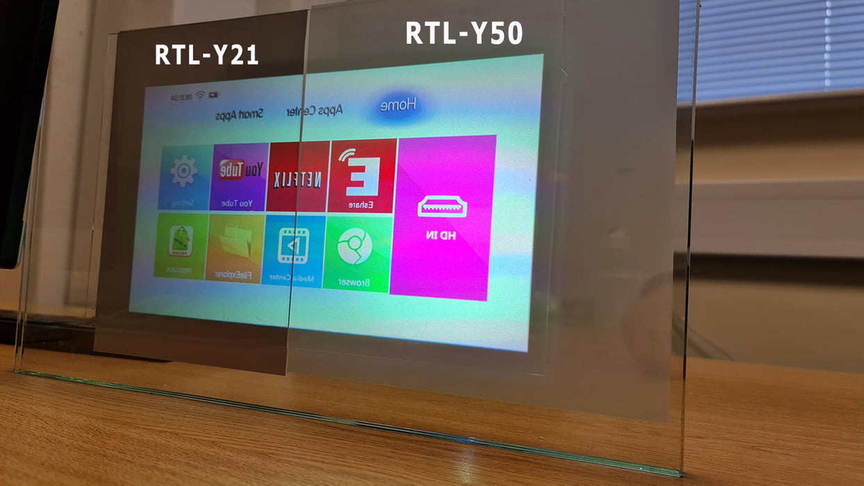 RTL-Y50 <br> Removable Rear Projection Film - Creamy Colour