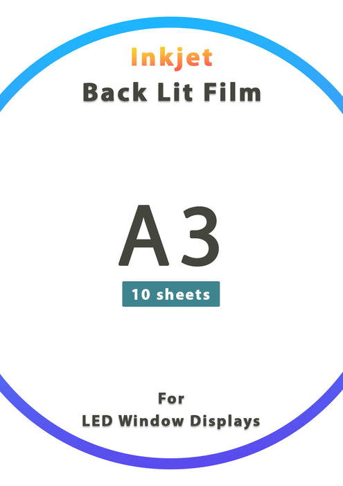 RTL50E (A3) <br> Economic Back Lit Film for Inkjet Printers