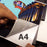 RTL43 (A4) <br> Removable Self adhesive Fabric A4